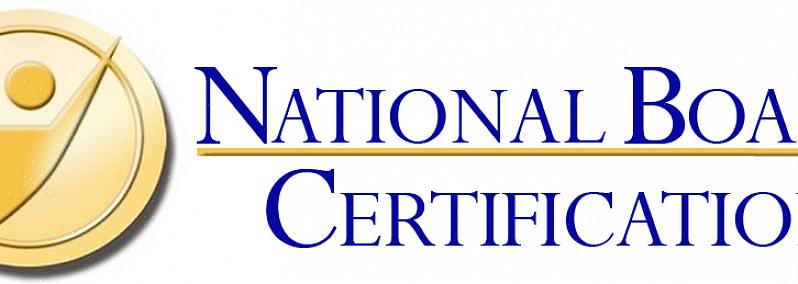 O National Board for Professional Teaching Standards oferece um programa de certificação comumente referido