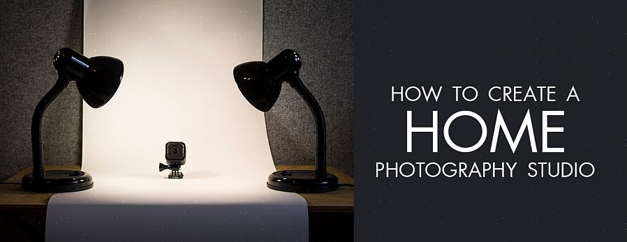 Selecione a melhor sala onde irá instalar o seu estúdio fotográfico doméstico