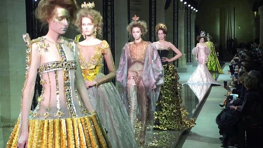 Acadêmica que os levou à passarela da semana de moda Couture