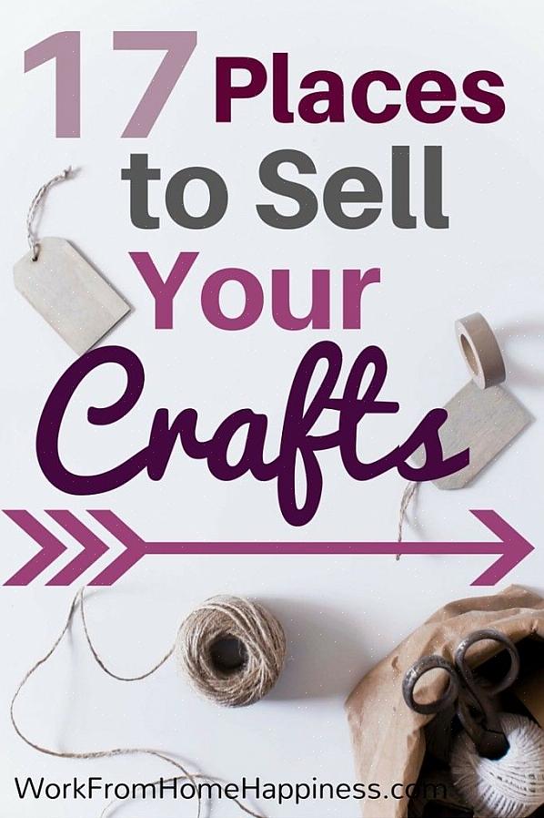 Vender o seu artesanato pode ajudá-lo a obter uma renda extra
