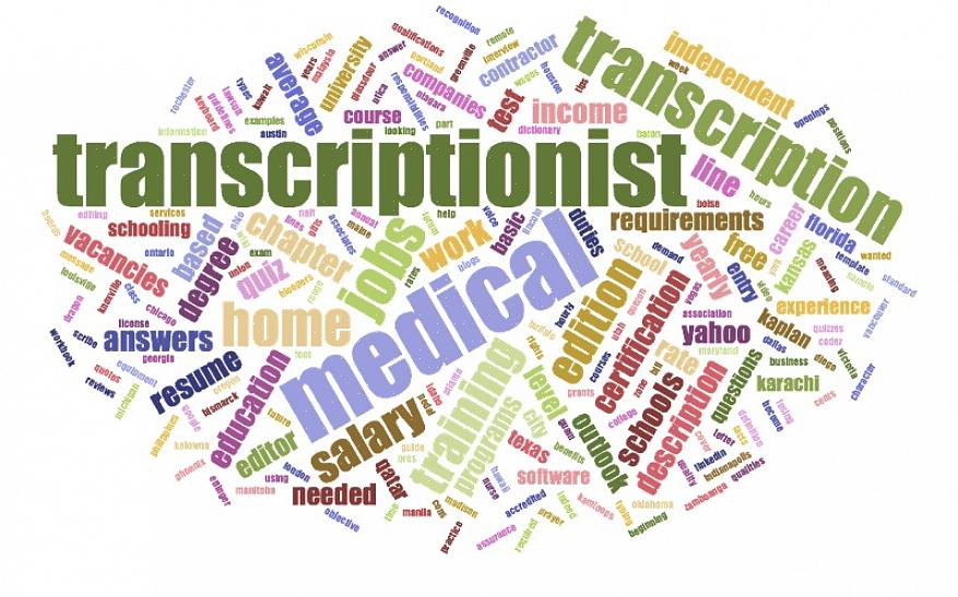 É melhor fazer um curso de transcrição médica antes de se inscrever