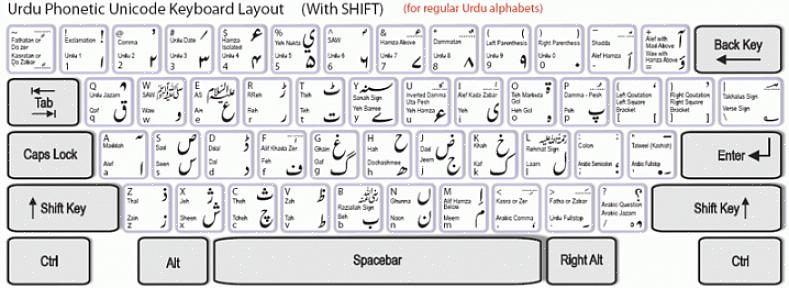 Para começar a digitar com a fonte Urdu no MS Word
