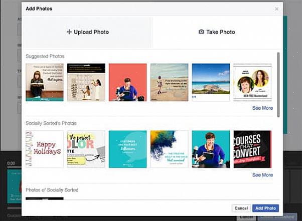 O Facebook não oferece um aplicativo para a criação fácil de apresentações de slides usando fotos carregadas