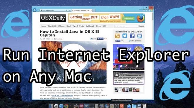 Para usar o Internet Explorer