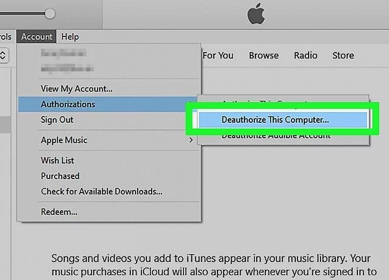 Todas as suas músicas seriam excluídas da biblioteca do iTunes e