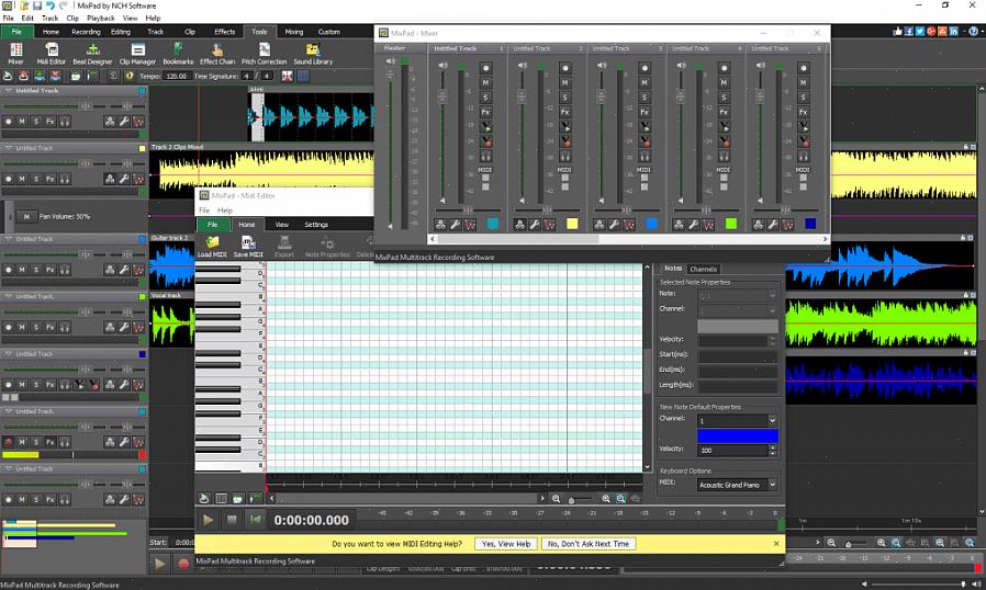 O Audacity é o software de produção musical de código aberto mais popular disponível na Internet