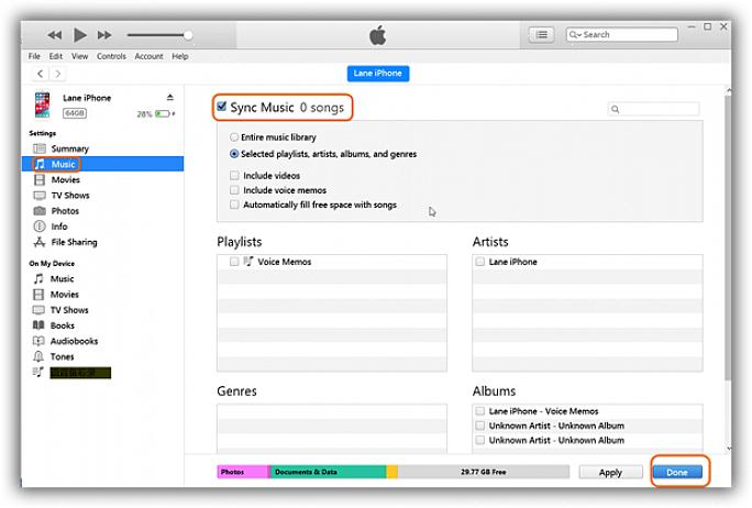 Pode simplesmente copiar os arquivos de música de lá para a biblioteca do iTunes