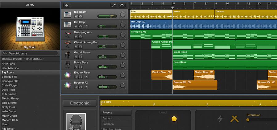 O software Garageband do Mac é um software de gravação digital completo que apresenta todos os aspectos