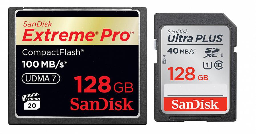 Obter o cartão de memória Compact Flash (CF) correto é uma grande vantagem